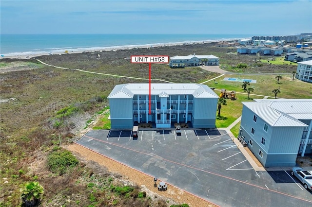 1107 E 11th St Unit H58, Port Aransas, TX 78373 - birds eye view of property with a water view