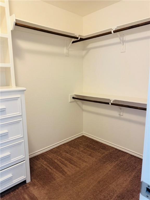 7209 Lands End Dr, Corpus Christi, TX 78414 - spacious closet featuring dark carpet