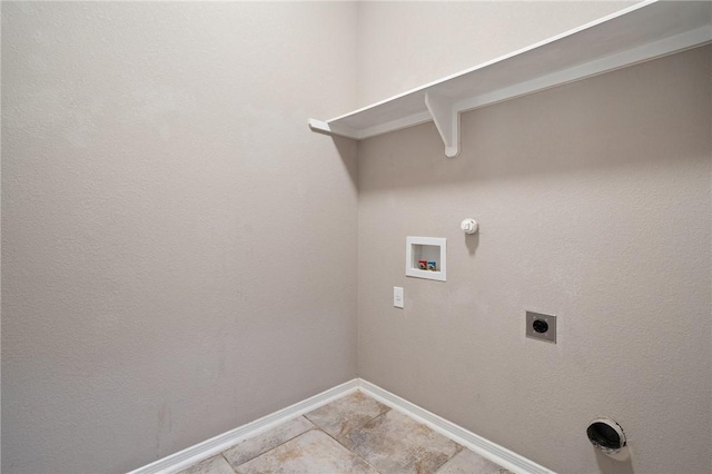 1116 Santa Catalina St, Portland, TX 78374 - washroom featuring hookup for a gas dryer, washer hookup, electric dryer hookup, and light tile patterned floors