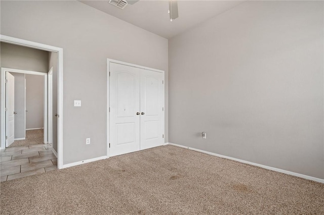 1116 Santa Catalina St, Portland, TX 78374 - unfurnished bedroom featuring light carpet, a closet, and ceiling fan
