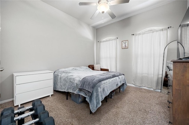 1116 Santa Catalina St, Portland, TX 78374 - carpeted bedroom featuring ceiling fan and baseboards