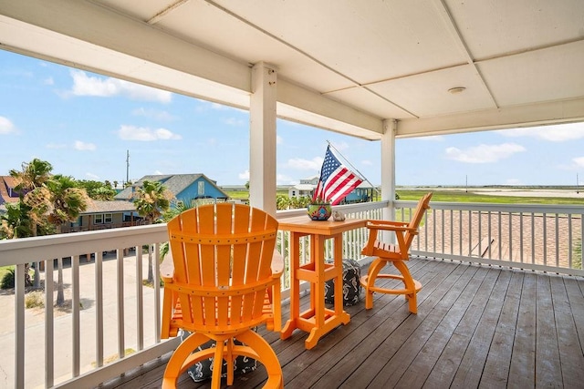 650 Dolphin Prt, Aransas, TX 78373 - view of deck