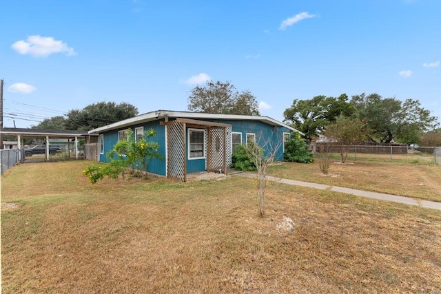 3425 Harold Dr, Corpus Christi, TX 78415 - view of front of house featuring a carport
