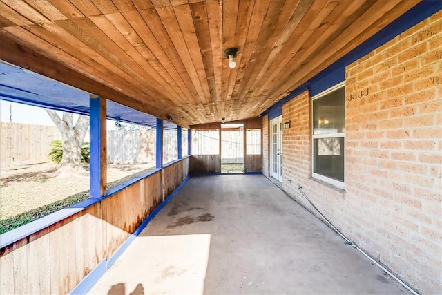 6701 Meadowbreeze Pkwy, Corpus Christi, TX 78414 - view of unfurnished sunroom
