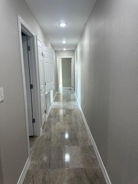 3018 Greenwood Dr, Corpus Christi, TX 78405 - hall featuring baseboards and marble finish floor