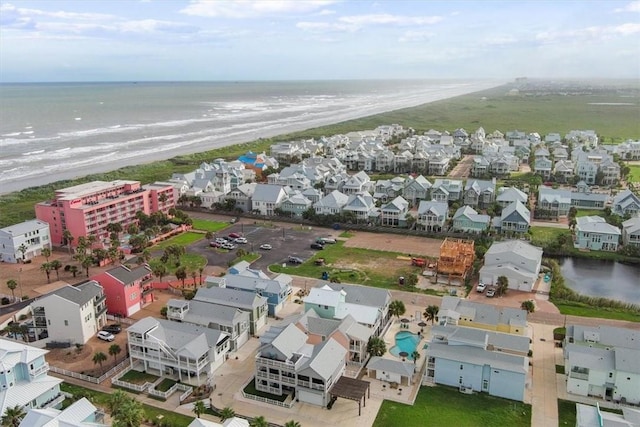 4903 State Highway 361 Unit 18, Port Aransas, TX 78373 - drone / aerial view with a water view and a residential view