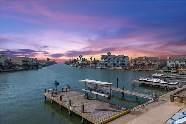 14300 S Padre Island Dr S Unit 220C, Corpus Christi, TX 78418 - dock area featuring a water view