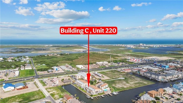 14300 S Padre Island Dr S Unit 220C, Corpus Christi, TX 78418 - drone / aerial view of a nearby body of water