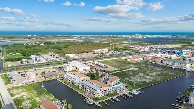 14300 S Padre Island Dr S Unit 220C, Corpus Christi, TX 78418 - drone / aerial view of a nearby body of water