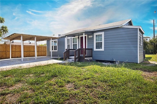 3609 Stinson St, Corpus Christi, TX 78405 - rear view of property with a patio area