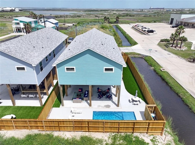 1901 Eskridge Rd, Port Aransas, TX 78373 - view from above of property