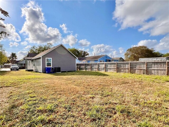 1652 16th St, Corpus Christi, TX 78404 - view of yard with central air condition unit
