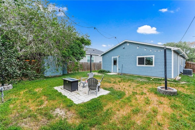 1517 Dorado St, Corpus Christi, TX 78417 - back of house with a fire pit and a patio