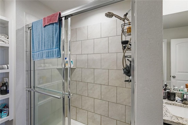 7606 Herd Rider, Corpus Christi, TX 78414 - bathroom with a stall shower and vanity