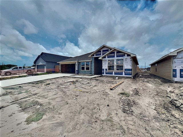 3409 Median Dr, Corpus Christi, TX 78414 - view of front of house with a garage and driveway