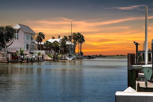 123 Sea Mist Dr, Aransas Pass, TX 78336 - water view with a dock