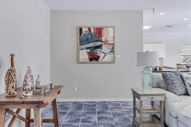123 Sea Mist Dr, Aransas Pass, TX 78336 - interior space with baseboards and recessed lighting