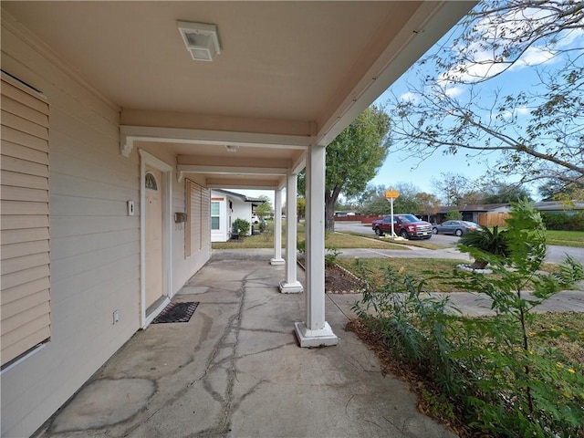 4821 Kosarek Dr, Corpus Christi, TX 78415 - view of covered porch