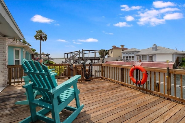 13810 Mizzen St, Corpus Christi, TX 78418 - view of wooden deck