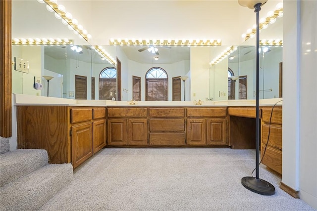 505 Spyglass St, Rockport, TX 78382 - bathroom featuring double vanity and a sink