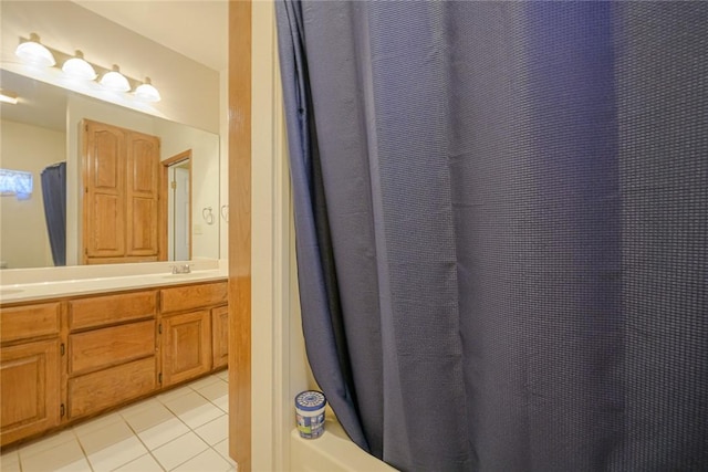 505 Spyglass St, Rockport, TX 78382 - full bathroom featuring tile patterned flooring and vanity