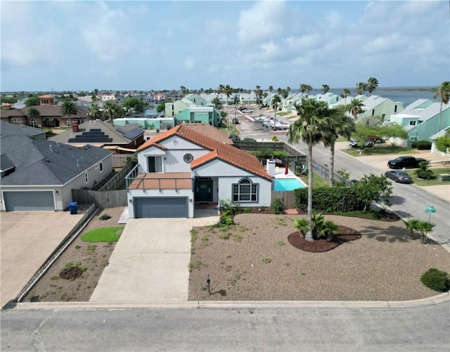 birds eye view of property featuring a residential view