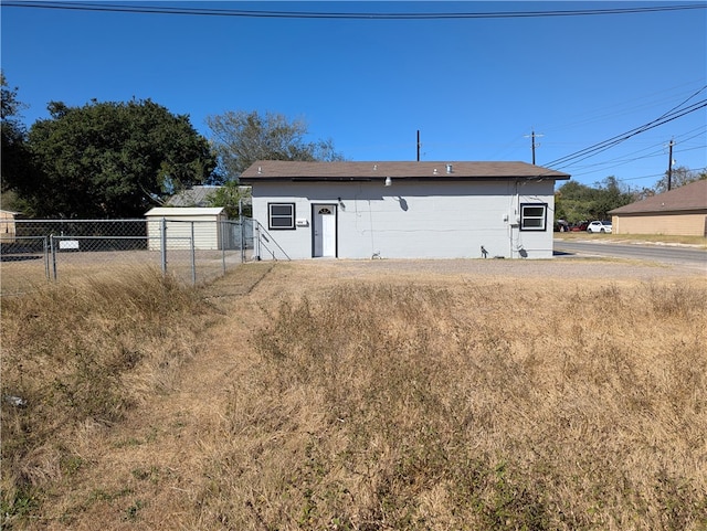 view of back of property