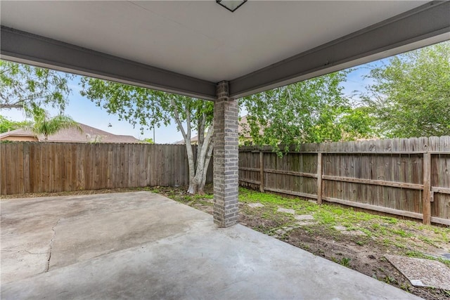 2325 Roseland Dr, Corpus Christi, TX 78414 - view of patio featuring a fenced backyard