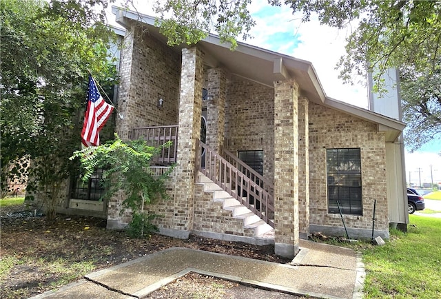 view of side of property