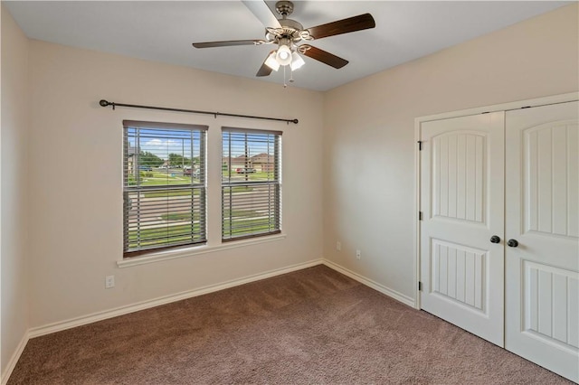 6913 Mets Ct, Corpus Christi, TX 78414 - carpeted spare room featuring baseboards and a ceiling fan