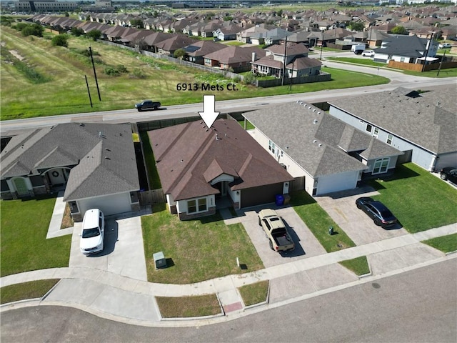 6913 Mets Ct, Corpus Christi, TX 78414 - aerial perspective of suburban area
