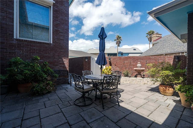 view of patio