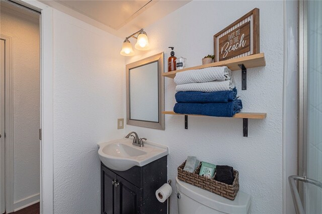 3938 Surfside Blvd Unit 3116, Corpus Christi, TX 78402 - bathroom with vanity and toilet