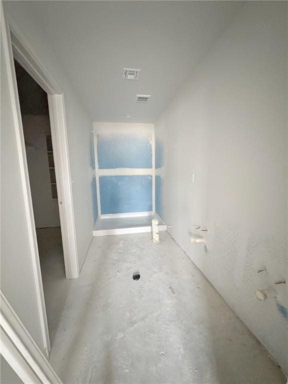 2689 Westeros St, Corpus Christi, TX 78415 - bathroom with visible vents and unfinished concrete flooring