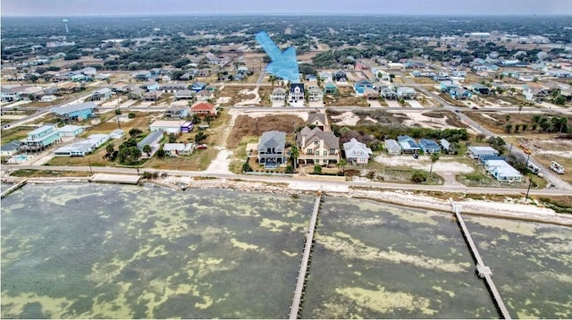 1227 S Magnolia St, Rockport, TX 78382 - bird's eye view featuring a residential view