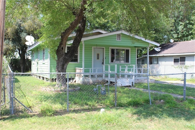 bungalow-style house with a porch