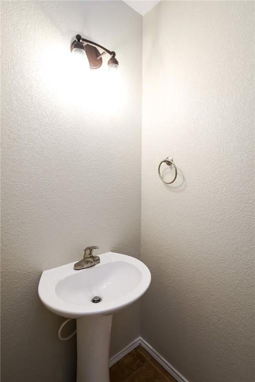 bathroom featuring tile patterned flooring