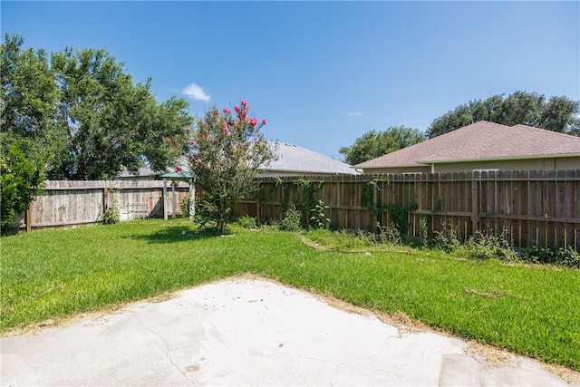6513 Purplewing Dr, Corpus Christi, TX 78414 - view of yard featuring a patio