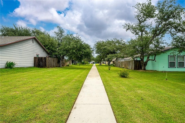 view of yard