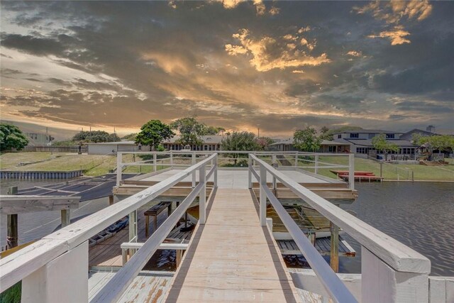 3410 Laguna Shrs, Corpus Christi, TX 78418 - dock featuring a water view