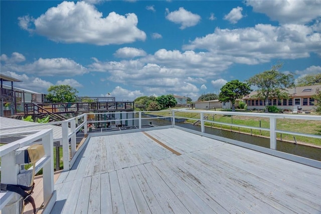3410 Laguna Shrs, Corpus Christi, TX 78418 - view of wooden deck