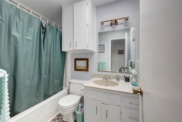 3410 Laguna Shrs, Corpus Christi, TX 78418 - bathroom featuring vanity and shower / tub combo with curtain