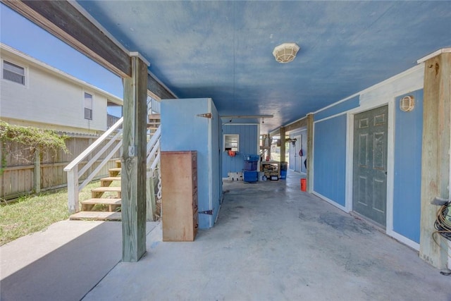 3410 Laguna Shrs, Corpus Christi, TX 78418 - view of patio / terrace featuring stairway