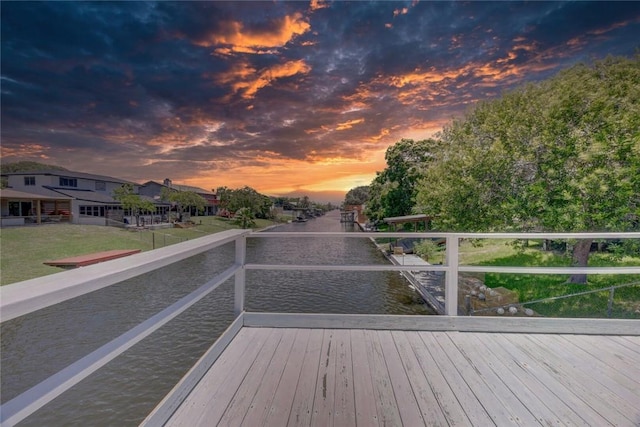 3410 Laguna Shrs, Corpus Christi, TX 78418 - dock area with a balcony and a water view
