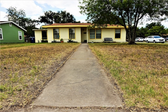 view of ranch-style home