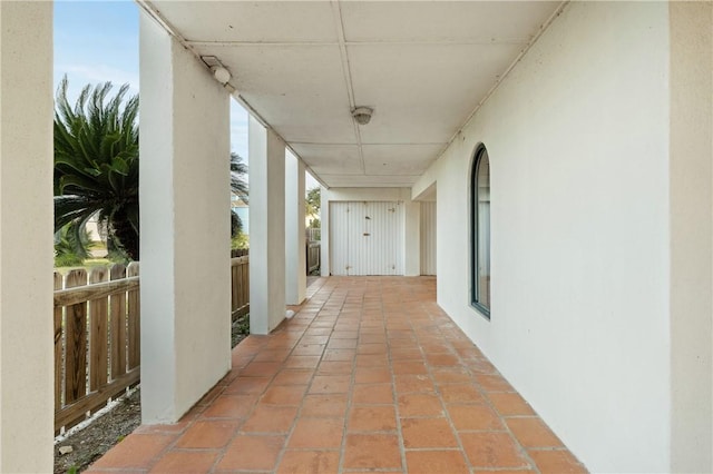 view of hallway