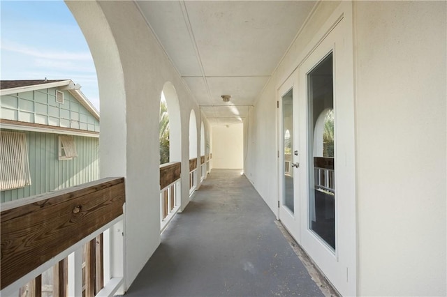 view of hallway