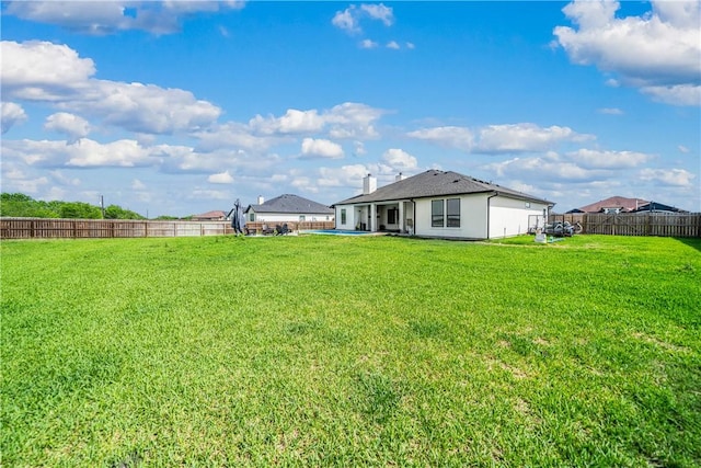 734 Buffalo Creek Dr, Corpus Christi, TX 78415 - rear view of house featuring a fenced backyard and a patio area