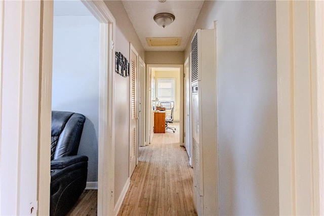 1001 Azalea Dr, Corpus Christi, TX 78408 - hall with light wood-style flooring and baseboards