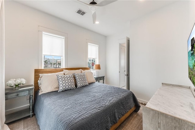 bedroom featuring hardwood / wood-style floors